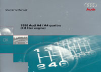 AUDI A4 2.8L ONLY 1998 OM         