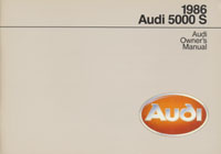 AUDI 5000 S 1986 OM               
