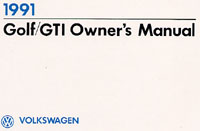 VW GOLF/GTI 1991 OM               