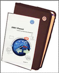 VW PASSAT SEDAN 2001 OM BINDER    