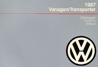 VW VANAGON/TRANSPORTER 1987 OM    