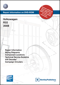 Volkswagen R32 2008: Repair Manual on DVD-ROM (Windows 2000/XP) Volkswagen of America