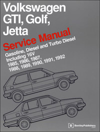 VW - Volkswagen Repair Manual: GTI, Golf, Jetta: 1985-1992 ...