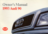 Audi 90 Owner's Manual: 1993