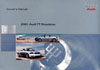 Audi TT Roadster Owner's Manual: 2001