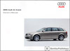 Audi A4 Avant Owner's Manual: 2005