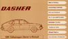 VW DASHER 1981 OM                 