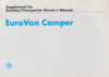 VW EuroVan Camper Suppl 1993 OM