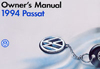 Volkswagen Passat Owner's Manual: 1994