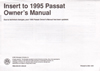 VW Passat Insert Fog Lamp 1995 OM 