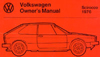 VW SCIROCCO 1976 OM               
