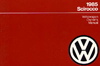 Volkswagen Scirocco Owner's Manual: 1985