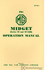 MG Midget TF & TF 1500 54-55/Hand