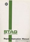 Triumph Stag Repair Operation Manual: 1971-1973